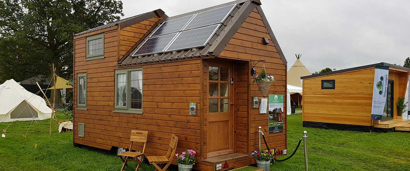 Eco-friendly tiny home village in England - Courtesy of www.tinyecohomesuk.com