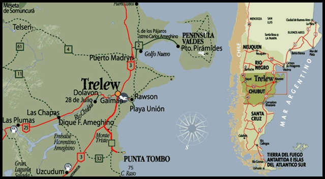 Map of Punta Tombo